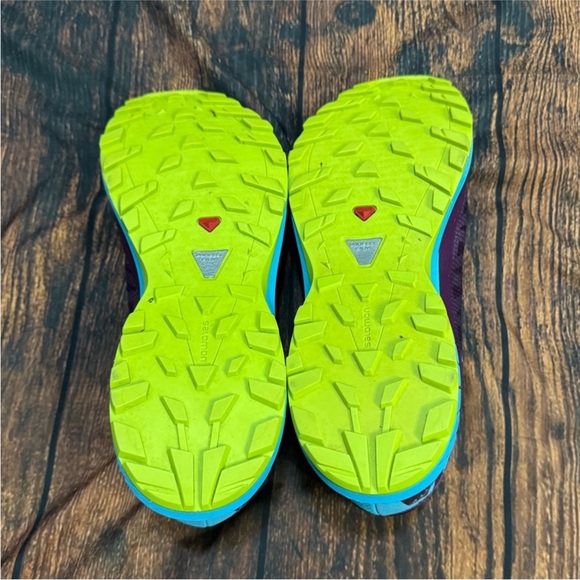 Salomon XA Elevate Trail Running Shoes in Purple / Blue 8 - Picture 9 of 10